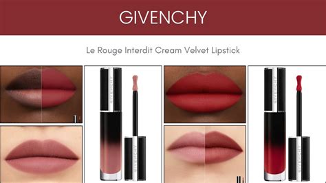 givenchy lip balm black review|Givenchy le rouge interdit lipstick.